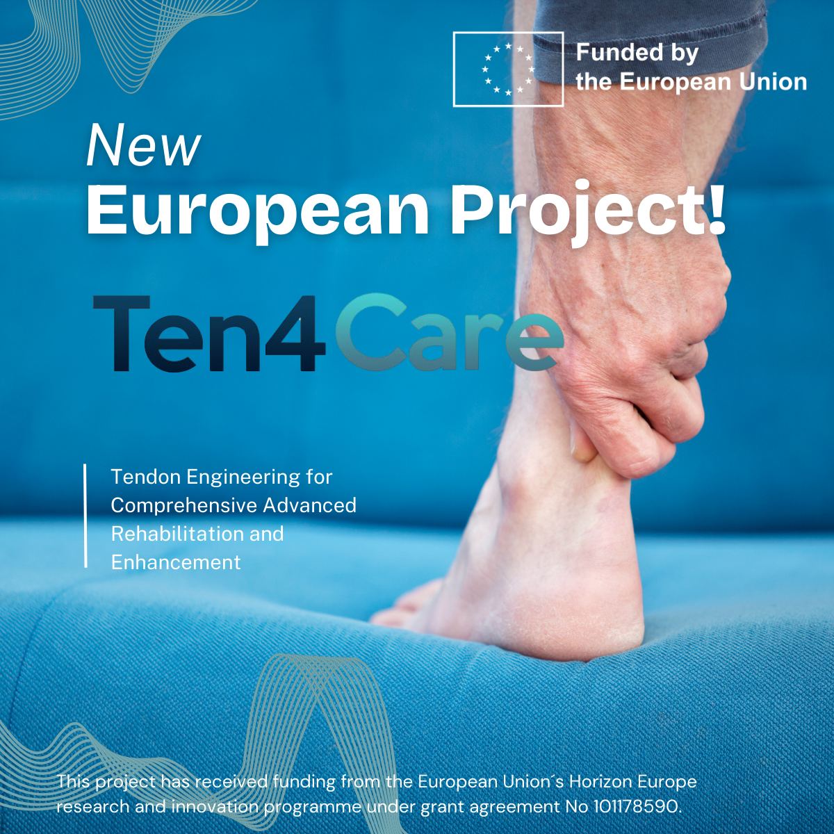 A New Horizon for Health: TEN4CARE, the European Project that Will Revolutionise the Treatment of Tendon Injuries, Begins on 1 September