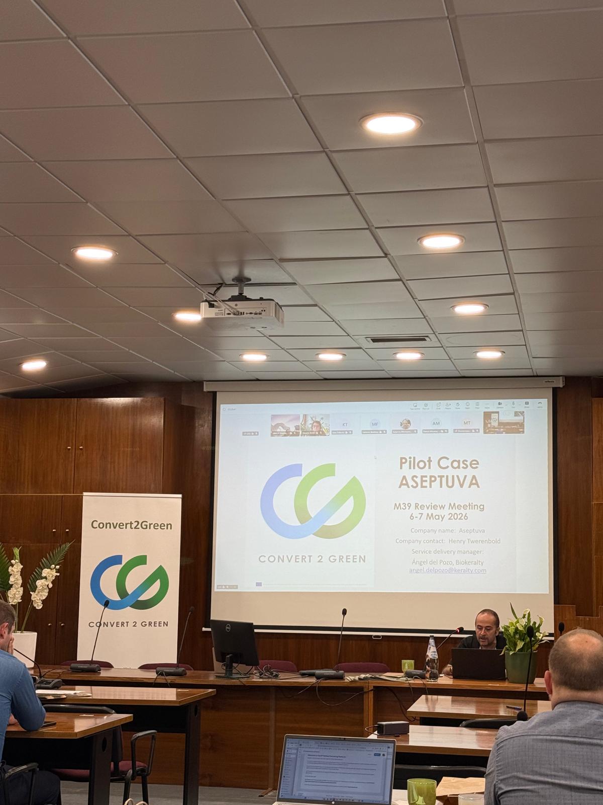 Biokeralty participa en la reunión final del proyecto europeo Convert2Green
