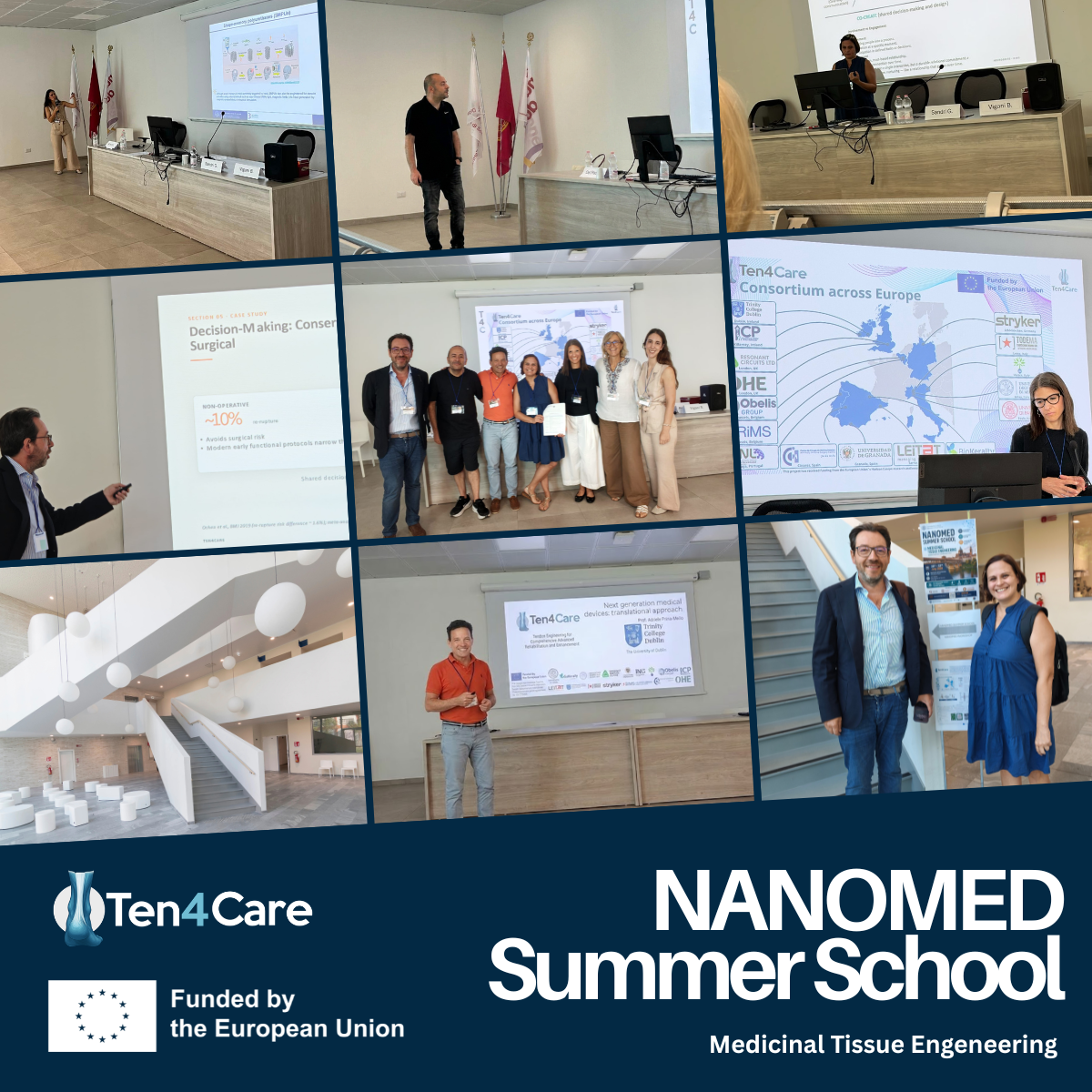 Biokeralty aporta su experiencia en TEN4CARE a la Escuela de Verano NANOMED 2026
